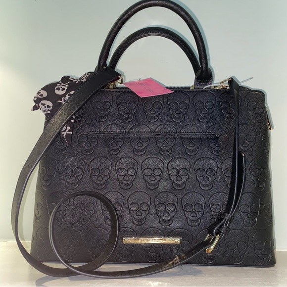 Betsey Johnson Bags Betsey Johnson Skull Embossed Vegan Leather